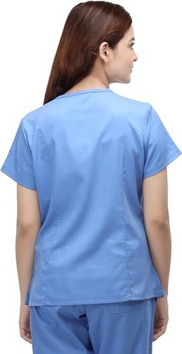 NY Threads Scrubs for Women V-Neck Nurse Scrub Top Women Workwear - Picture 52 of 68