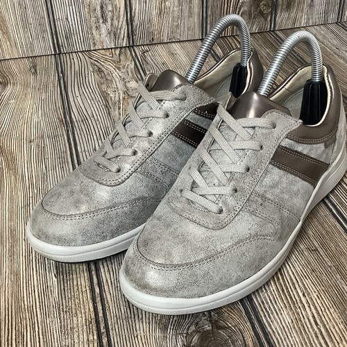 Mephisto Womens Metallic Walking Shoes Rebeca Runoff Sneakers Shoes Size 8 US - Picture 4 of 17