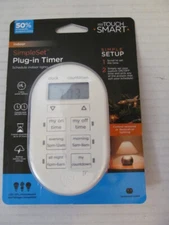 Jasco My Touch Smart SimpleSet Plug-in Timer 26892