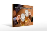 Holzschild Spruch 40X30 Cm Bier Wenn Du Keine Lust Hast Deko Schild