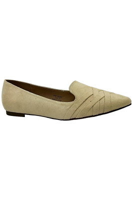 Journee Collection Women's Mindee Pointed Toe Flats Tan