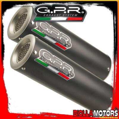GPR AUSPUFF DUCATI MONSTER 696 696 2008-2014 ZUGELASSEN M3 BLACK TITANIUM D.77.M