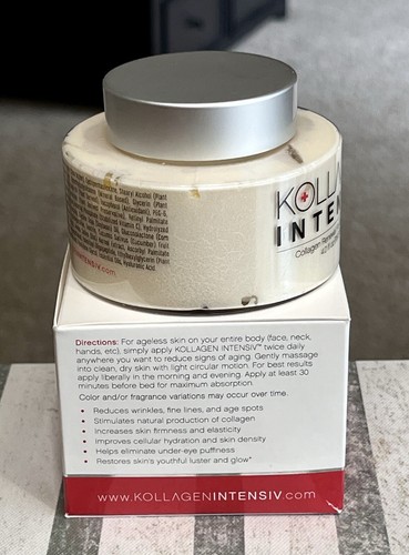 KOLLAGEN INTENSIV COLLAGEN RENEWAL FOR AGELESS SKIN 4OZ. 1 MONTH- Not Sealed - Picture 4 of 6