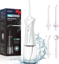 Irrigador Bucal Kit de Limpieza Dental Inalámbrico 5Mod Portátil Recargable IPX7