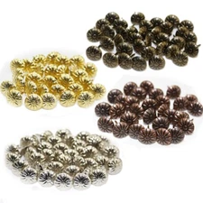 100 Pcs Upholstery Nail Antique Decorative Tacks for Jewelry Gift Wine Box Sofa