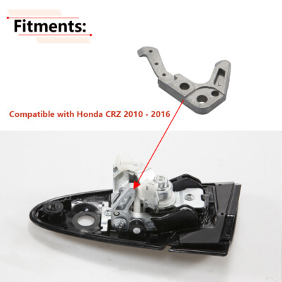 Metal Left Driver Door Outer Handle Repair Kit For Honda CRZ CR-Z 2011-2015