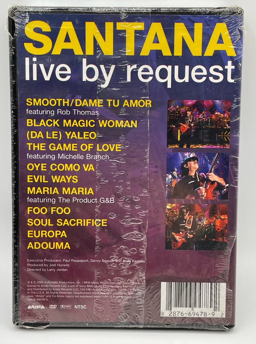 Santana - Live by Request Music DVD NEW SEALED | eBay