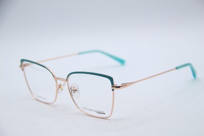 NEW WILLIAM MORRIS 50345 COL.8511 GREEN ROSE GOLD AUTHENTIC EYEGLASSES 53-16
