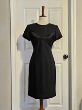 Short Sleeve Little Black Dress Size 6 From Liz Claiborne Open Back Detail