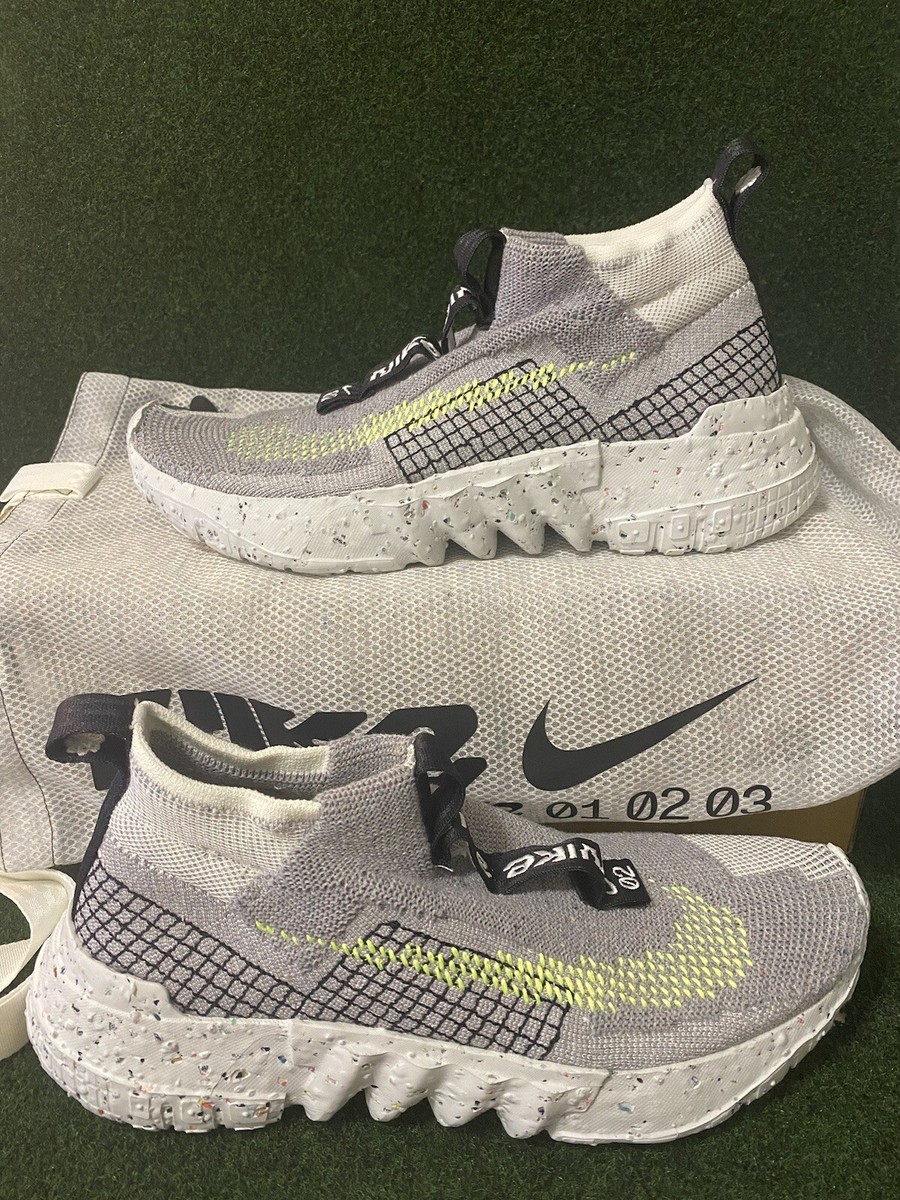 Nike Space Hippie 02 Mens 10 / Womens 11.5 Grey Volt CQ3988  display picture 2