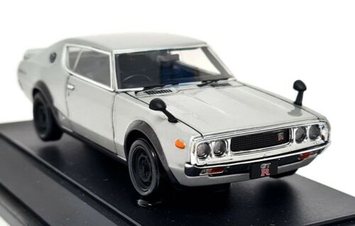 Ebbro 1/43 - Nissan Skyline GT-R KPGC110 1973 Silber Druckguss Maßstab Modellauto - Bild 1 von 6