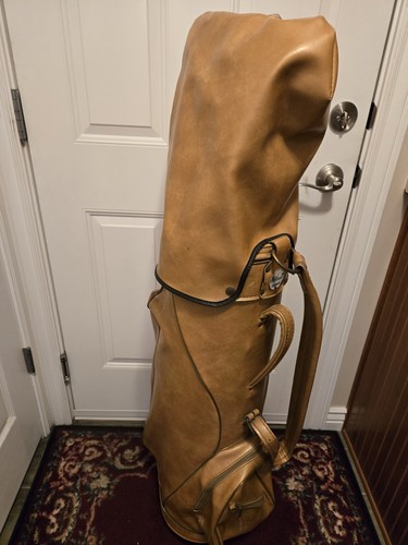 Arnold Palmer Vintage Brown Golf Bag, 15-Way Divider W/ Rain Cover ProGroup Inc.