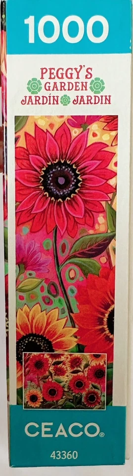 Rompecabezas Ceaco Peggy's Garden Jardín 1000 piezas 43360 NUEVO SELLADO Foto 2 de 4