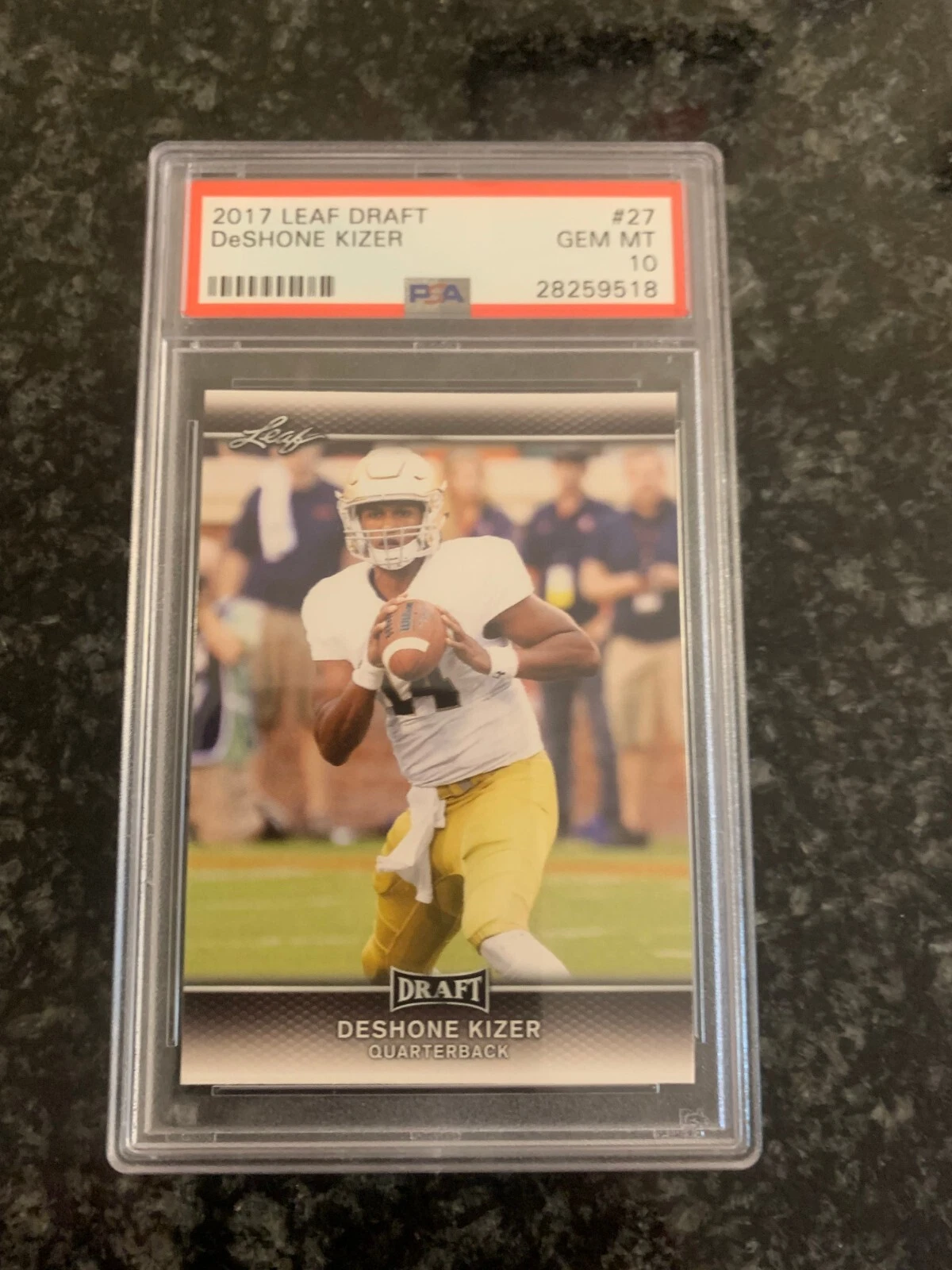 DeShone Kizer Leaf Draft #27 Base