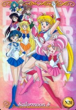 Sailor Moon World Carddass EX 2 Vintage Japan 2002 Trading Card N 20 - Group