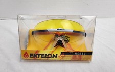 Ektelon TT Rebel Racquetball Glasses w/ Extra Amber Lens  Strap - New in Box