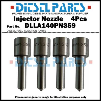 4Pcs Diesel Fuel Injector Nozzle DLLA140PN359 1G92453612 for Kubota V2403 V2403T
