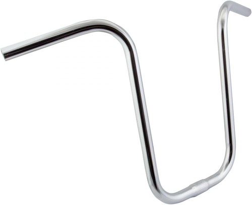 Retro Chrome Plated Hi-Rise Handlebars - Elevate Your Cruiser Experience - Picture 3 of 3