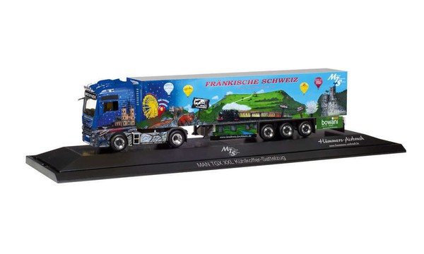 "Herpa 121828 1/87 Man Tgx Xxl KüHlkoffer-Sattelzug \"Meixner/FräNkische Schweiz\""-image