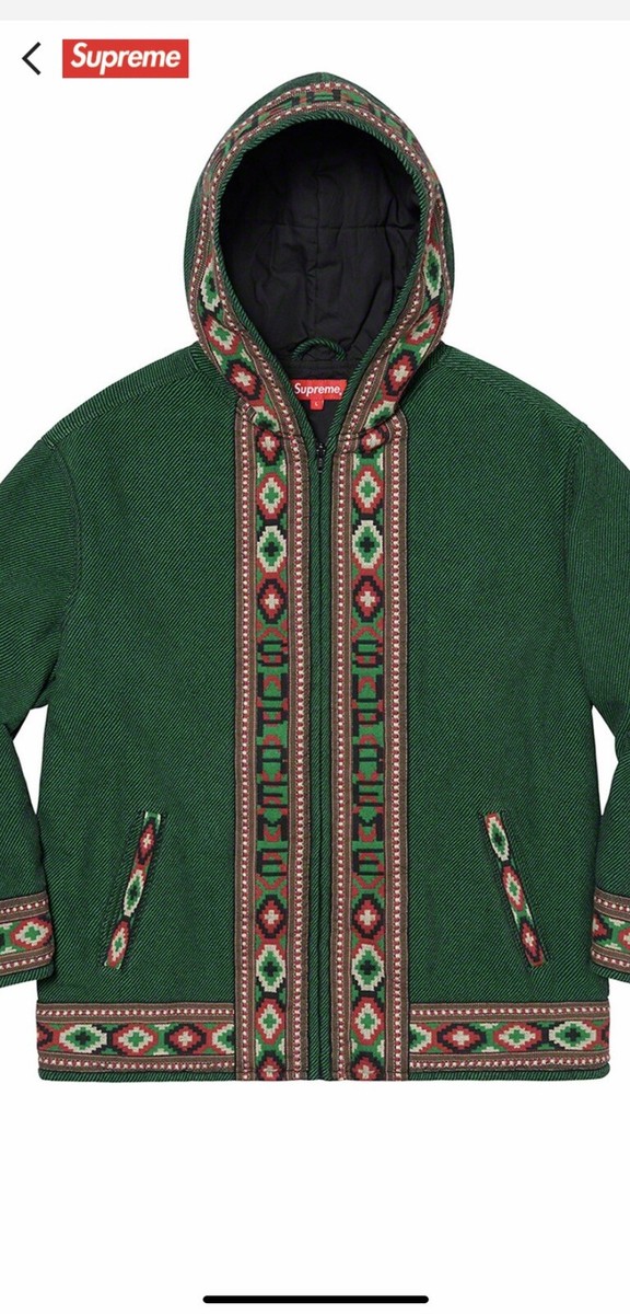 Supreme SS20 Woven Hooded Jacket Green Large | eBay