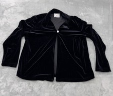 Dressing CLIO Black Crushed Velvet Cocktail Jacket Size Large