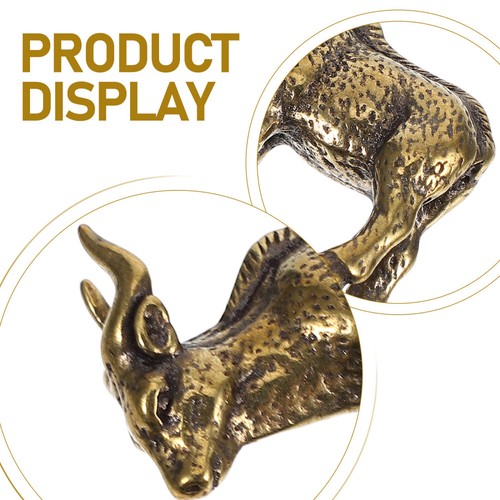 Ornamenti Di Capra Antichi Arredamento Per Animali in Ottone Statue - Photo 6/12