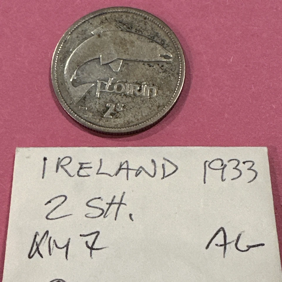 IRELAND, REPUBLIC SILVER FLORIN / 2 SHILLINGS 1933 SALMON - Image 3 of 3