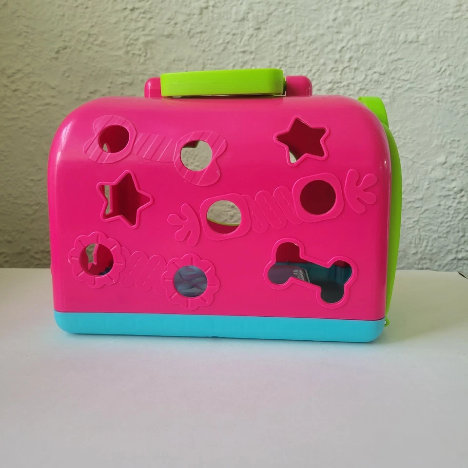 Just Play Disney Puppy Dog Pals Bingo Groom & Go Pet Carrier ONLY Pink - Imagem 4 de 4