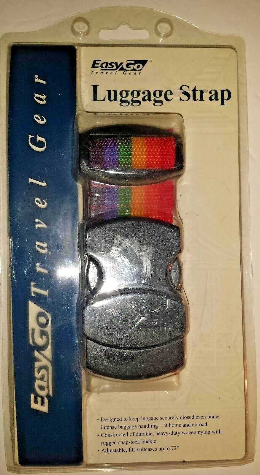 Strap Adjustable Baggage Belt Multi Color Rainbow ~travel ~n