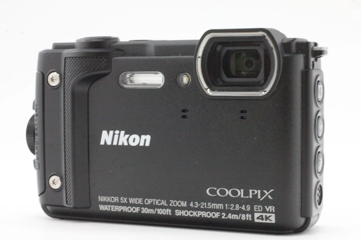 Nikon Digital Camera COOLPIX W300 Waterproof Black BK | eBay