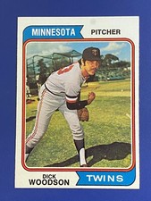 ⚾ 1974 Topps Baseball Base Card #143 Dick WOODSON - EXMT or better ⚾