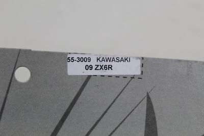 Kawasaki ZX6R ZX6 R 09-12 Clear Traction Gas Tank Pads Grips 55