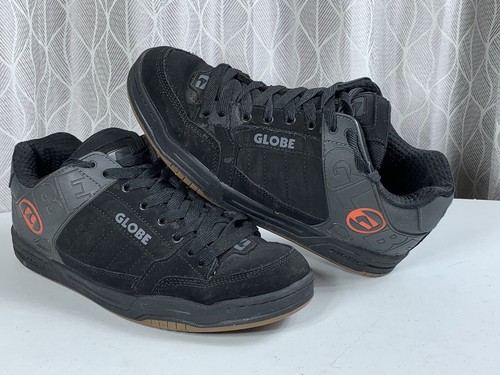 MENS GLOBE TILT SKATEBOARD SHOES BLACK SUEDE SIZE 9.5 $9.99 SHIP