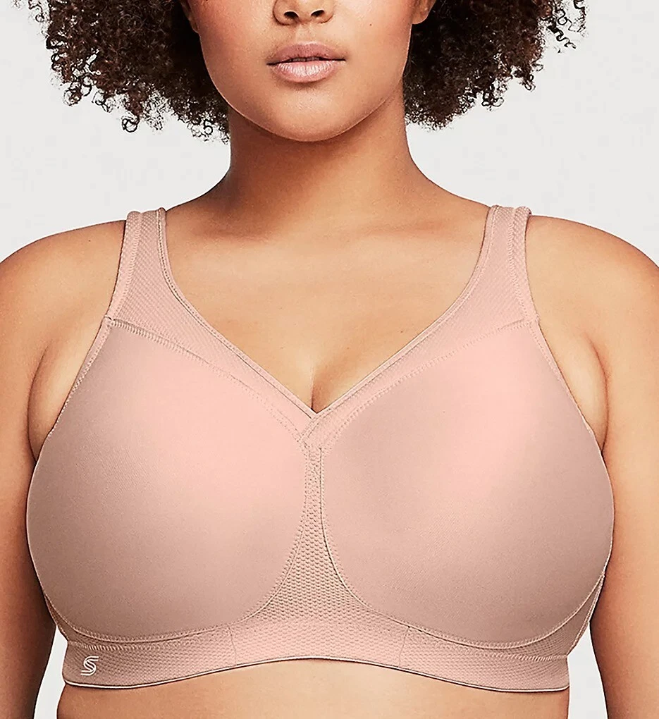 Glamorise CAFE The Ultimate Full Figure Soft Cup Sports Bra, US 44H, UK  44FF