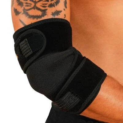 BIONIX Elbow Support Brace Compression Sleeve Adjustable Strap Tennis Golf Pain Relief