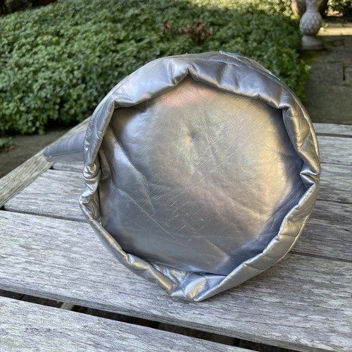 Barattolo grasso olio motore bambini fienile ceramica Halloween trattamento borsa tessuto argento morbido - Foto 6 di 10