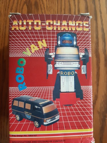 VINTAGE AUTO CHANGE ROBO-VAN 7'' ROBOT TRANSFORMER WIRED R/C Brand New! - 第 1/6 張圖片