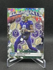 2023 Bowman’s Best U Elements Of The Game Michael Penix Jr. ETG-3