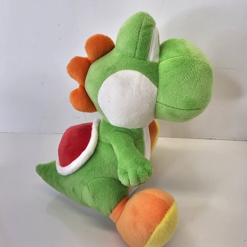 Nintendo 8 Zoll grüner Yoshi mit Schildkrötenpanzer Plüschtier Stofftier Puppe Super Mario Bros 2017 - Bild 4 von 8