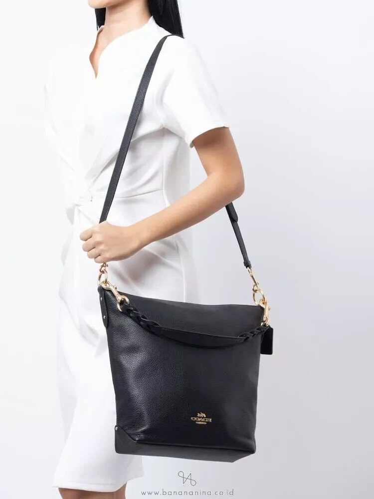 NWT Coach Black Abby Duffle Bag Women