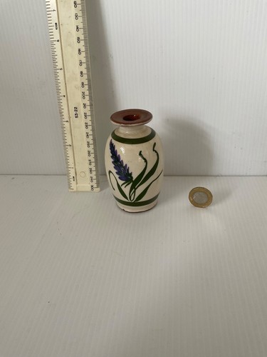RARE VINTAGE  DEVON LAVENDER WARE SCENT PERFUME BOTTLE UNUSUAL SIZE