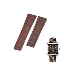 22mm Brown Leather Watch Strap For Tag Heuer Monaco WW2115 FC6217