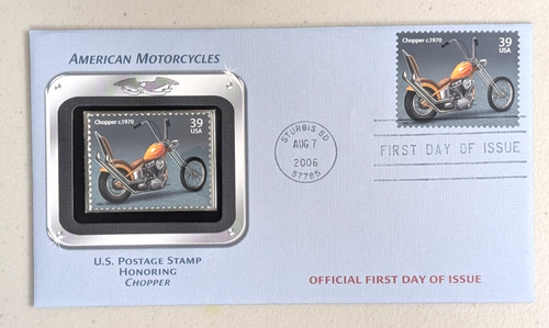 U.S. AMERICAN CYCLES - FDC '06 - Sturgis SD - FLEETWOOD - Stamps/Envelopes - Picture 2 of 10