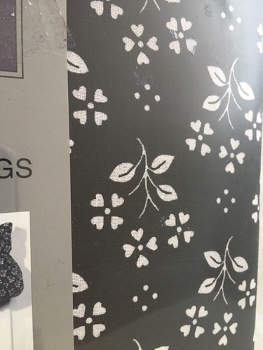 BLACK AND WHITE BLOUSON WINDOW TOPPER VALANCE JUBILEE BY SPRINGS LISA 84" X 15" - Picture 3 of 3