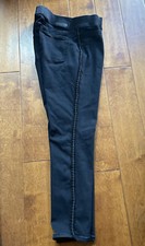 Jag Jeans Pull On Black side Seam embellished 16