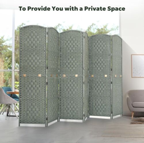 Room Divider 2-in-1 Room Divider 4/6 Panel for Room Separation Privacy Screen - Picture 29 of 38