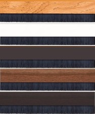 Door Draught Excluder Brush Strips Concealed Bottom Fixing - Quality UK Product