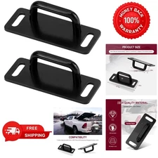 Painted Black Striker Plates for LEER Tonneau Cover Latch – 2 Pack Replacement