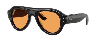 Ray Ban 4925 Asap Rocky 50 601/7 Sonnenbrille Schwarz/Orange