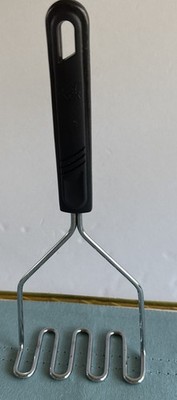 Vintage Stainless Steel Potato Masher, Non-Slip Handle 9 H 3.25 W  by Good Cook